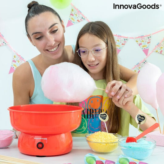 InnovaGoods Cantty Candy Floss Maker 25.5cm Red