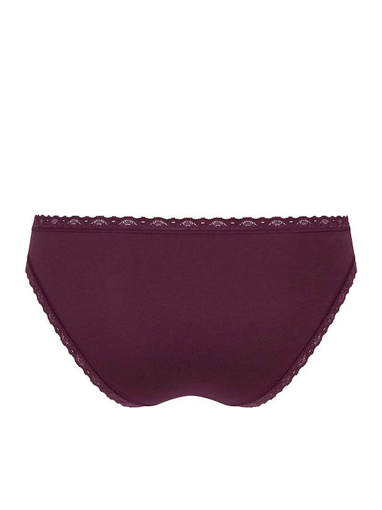 24/7 Weekend H Tanga Βαμβακερά Women's Slip 3Pack with Lace