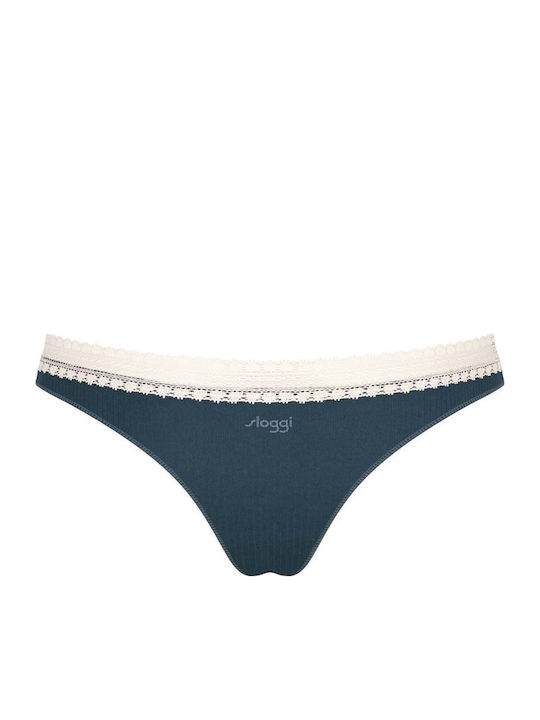 Go Ribbed H Βαμβακερά Damen Brasilien 2Pack Blue