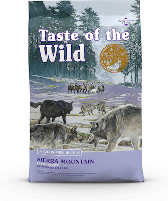 Taste Of The Wild Sierra Mountain 5.6kg Dry Food Grain Free for Adult Dogs with Lamb