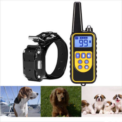 MZ-880 Elektrisches Trainingshalsband für Hunde Tragbares wasserdichtes und wiederaufladbares elektrisches Hundetrainingshalsband 800m