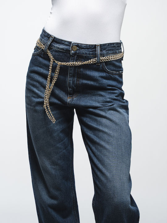 Leila Damenjeans in Karotten-Passform