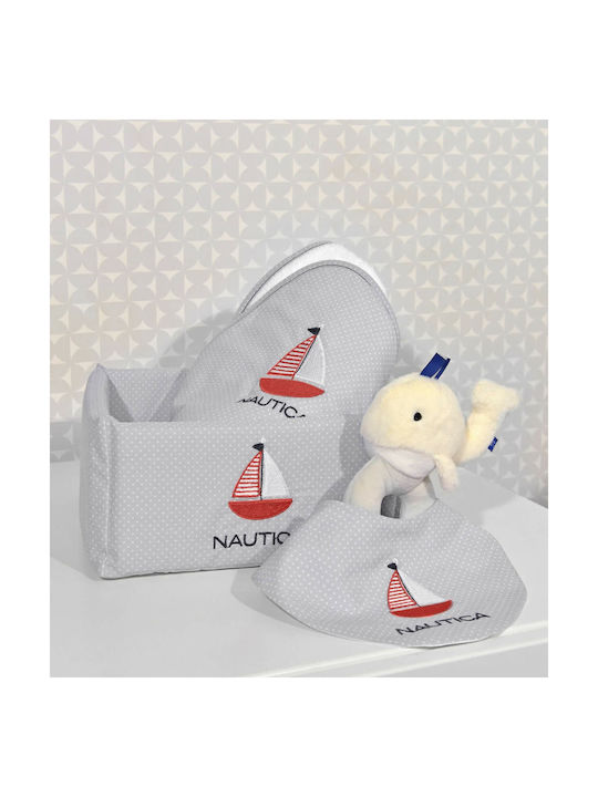 Nautica Nursery Storage Basket Nautica Gray