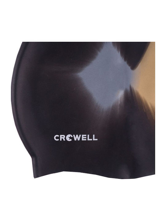 Crowell Multi Flame 08 Adult Swimming Cap Black