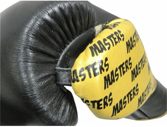 Sport Masters Rbt-Professional 01101-10 Boxing Gloves Leather for Match Black