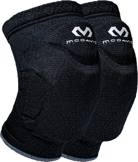 Mcdavid Flex-Force Knee Protection Pads 602 Adults Volleyball Knee Pads Black