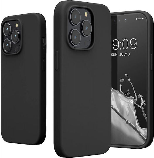 KWmobile Back Cover Σιλικόνης Μαύρο (iPhone 14 Pro)