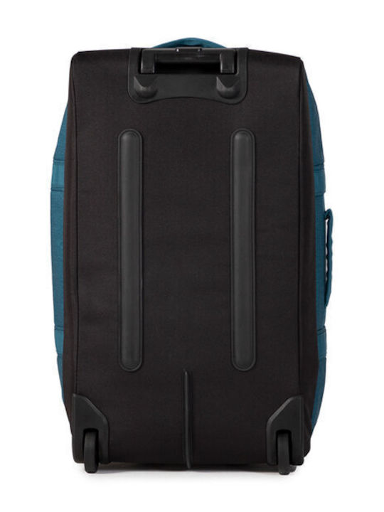 Travelite Kick Off Mittlerer Stoffkoffer Blau mit 2 Rädern Höhe 68cm