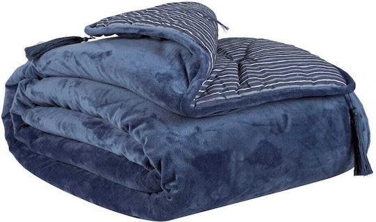 Kentia Gerald Διθέσιου Καναπέ Δύο 'Οψεων Π75xΜ240cm Blue Kentia Gerald Διθέσιου Καναπέ Δύο 'Οψεων Π75xΜ240cm Blue