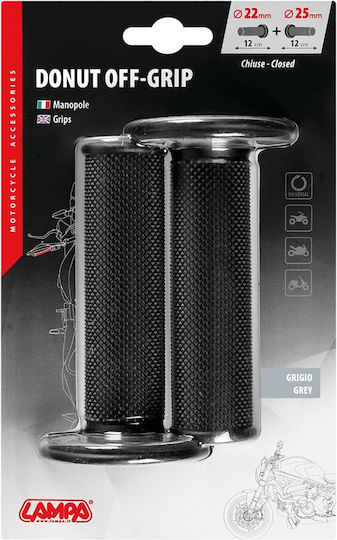 Lampa Mânere motocicletă Donut Off-Road în culoarea Negru