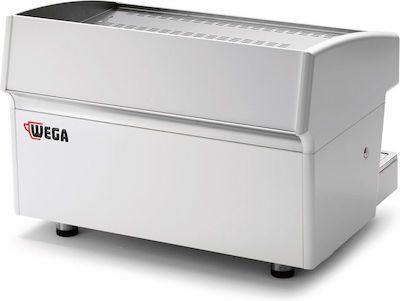 Wega Atlas W01 EVD Commercial Espresso Machine 2-Group Metallic Black W74xD57xH52cm