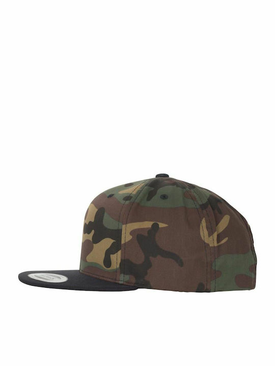6089TC Ανδρικό Jockey με Ίσιο Γείσο Camo/Black Camo