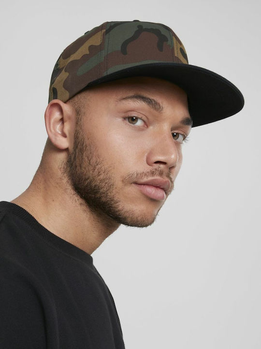 6089TC Ανδρικό Jockey με Ίσιο Γείσο Camo/Black Camo