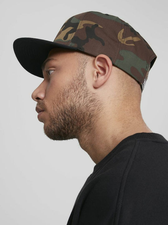 6089TC Ανδρικό Jockey με Ίσιο Γείσο Camo/Black Camo