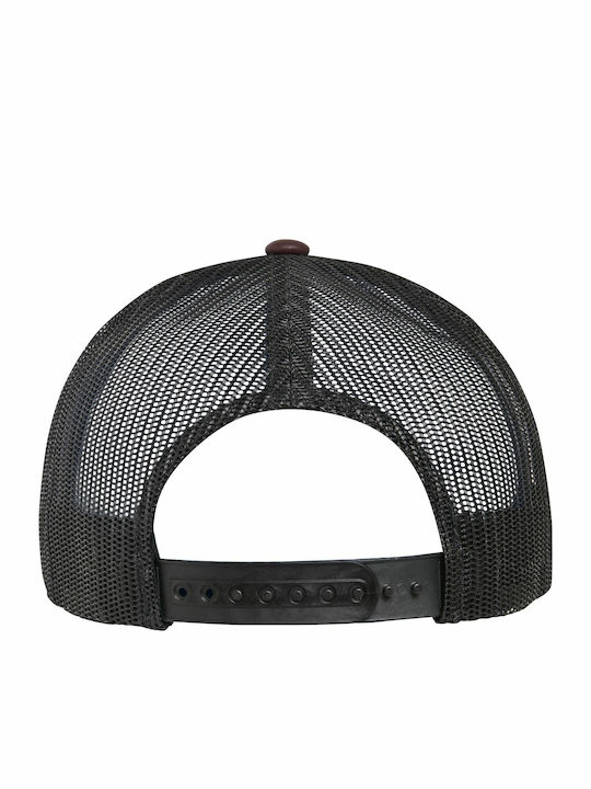 Men's Trucker Cap Maroon/Black