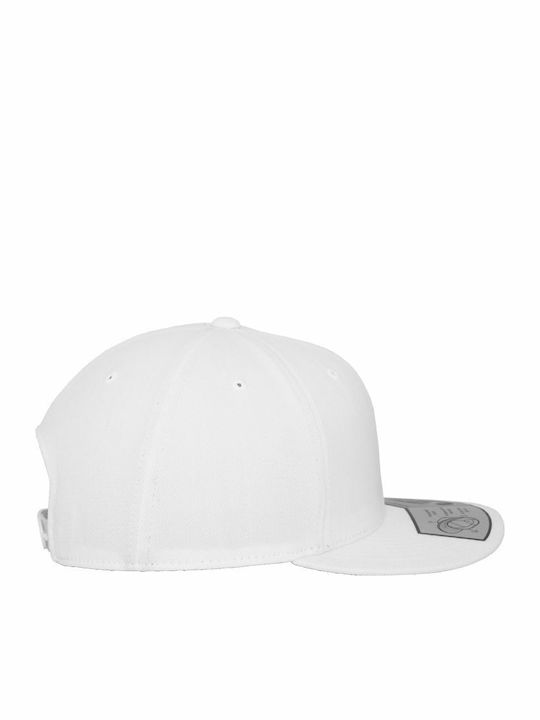 Fitted 110 Мъжки Jockey с права козирка Бял