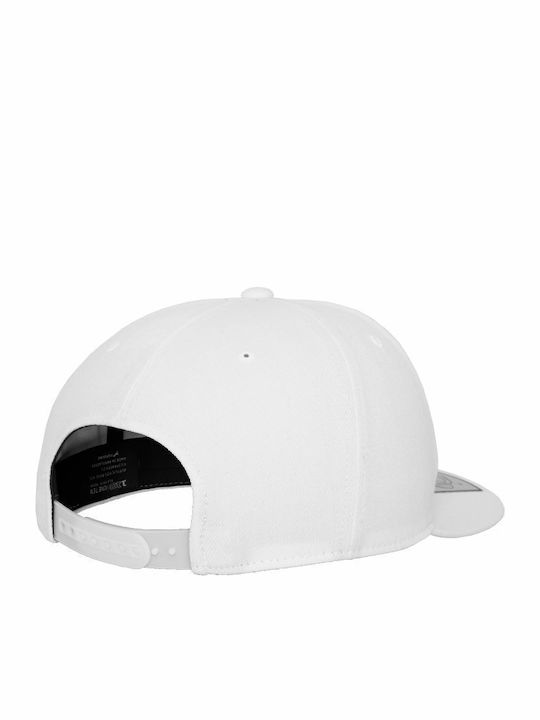 Fitted 110 Мъжки Jockey с права козирка Бял