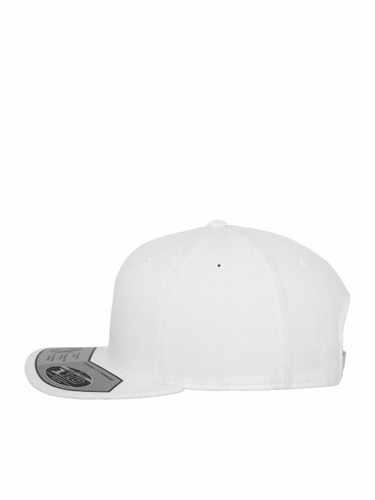 Fitted 110 Мъжки Jockey с права козирка Бял