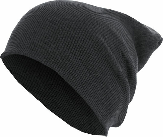 10489 Beanie Beanie Knitted Heather Charcoal