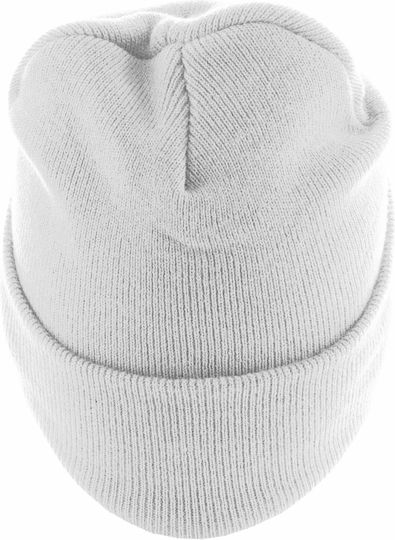 10489 Ανδρικός Beanie Σκούφος σε Λευκό χρώμα