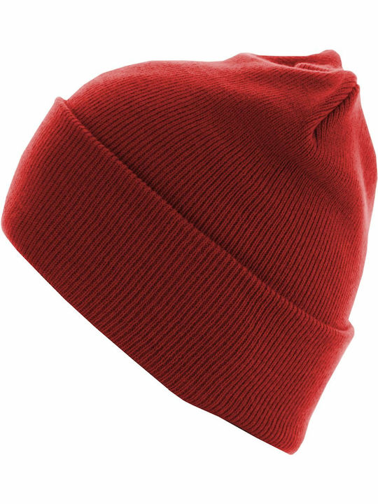 Mstrds Knitted Beanie Cap Red