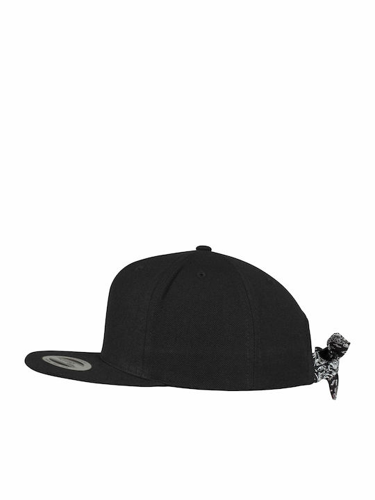 6089BS Jockey cu vizieră dreaptă Negru