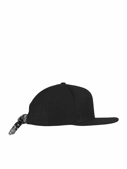 6089BS Jockey cu vizieră dreaptă Negru