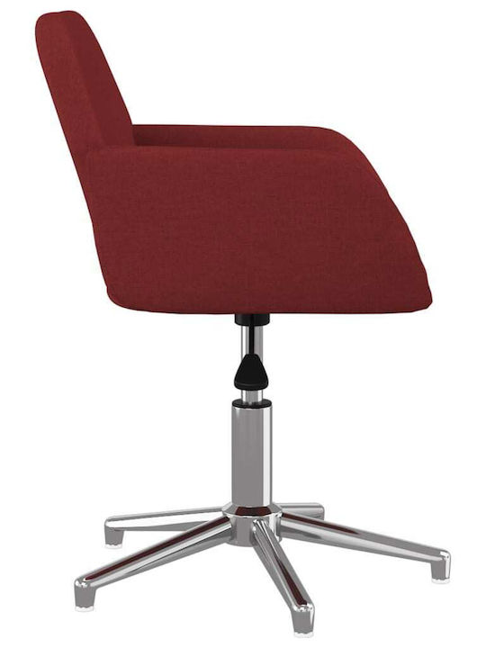 Stuhl mit Armlehnen & Rollen Bordeaux 53.5x57x70cm 2Stück