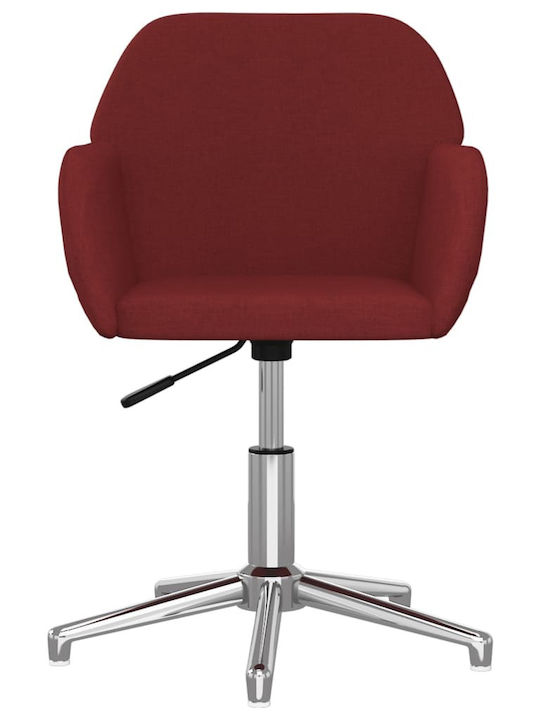 Stuhl mit Armlehnen & Rollen Bordeaux 53.5x57x70cm 2Stück