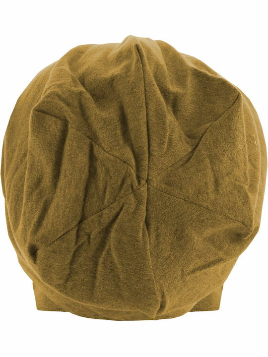 Ανδρικός Beanie Σκούφος σε Κίτρινο χρώμα