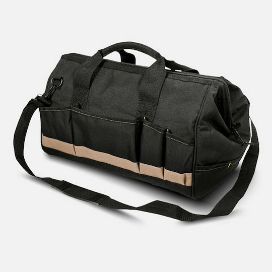 CLC Big Mouth Over the Shoulder Open Top Black Tool Bag