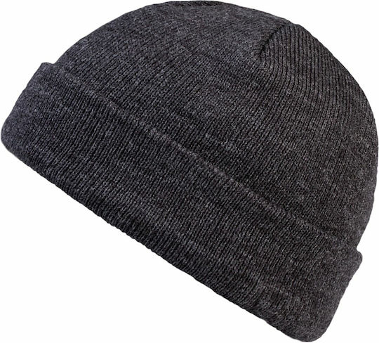 10546 Beanie Căciulă Pentru Bărbați Gri Cărbune