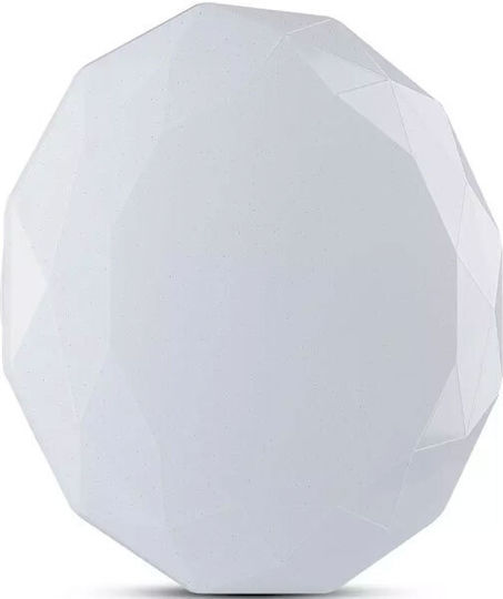 V-TAC Ceiling Light Fixture Round Outdoor LED Panel 60W with Warm White Light 3000K 51cm