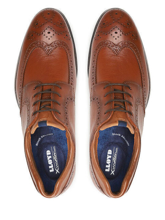 Marian Δερμάτινα Ανδρικά Oxfords Καφέ