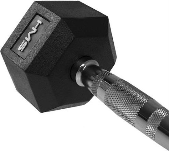 HMS Hex Pro Βαράκι Εξάγωνο Λαστιχένιο 1 x 25kg