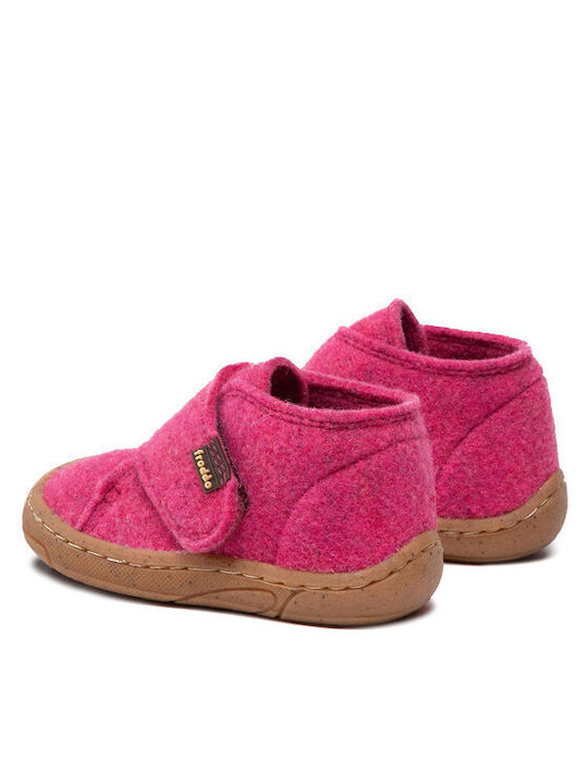 Kids Slipper Ankle Boot Pink