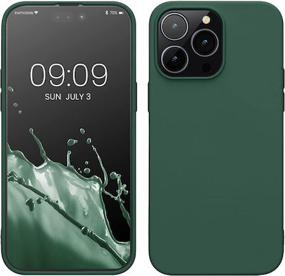 KWmobile Rubberized Silicone Back Cover Forest Green (iPhone 14 Pro Max)