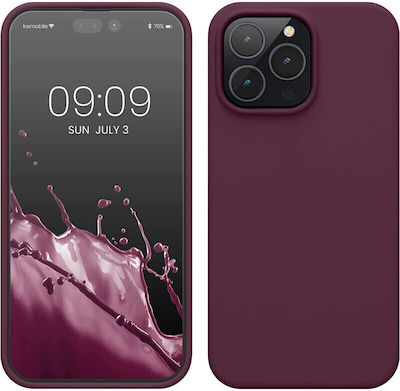 KWmobile Back Cover Σιλικόνης Rhubarb Red (iPhone 14 Pro Max)