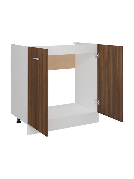 Sink Cabinet Coffee 80x46x81.5cm
