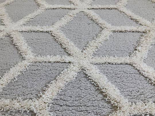 Koulis Carpets Thick 757 με Κρόσια 133x190cm Grey / Cream