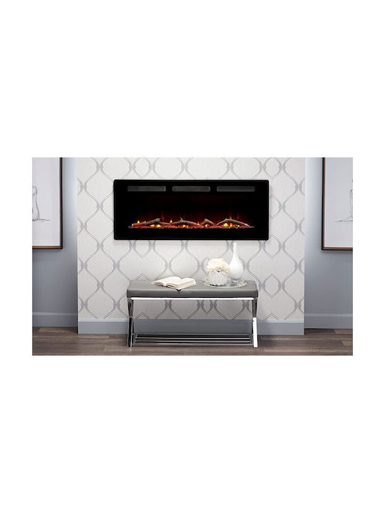 Dimplex Sierra Wall Mounted Electric Fireplace 1600W 152.4x49.5cm Black