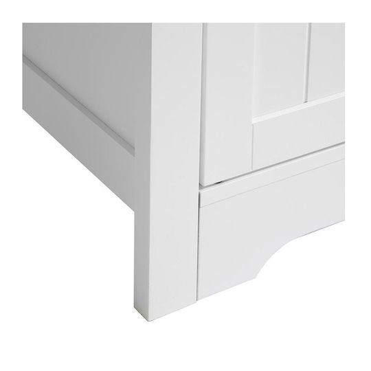 Bakaji Badezimmerschrank B60xT30xH80cm Weiß