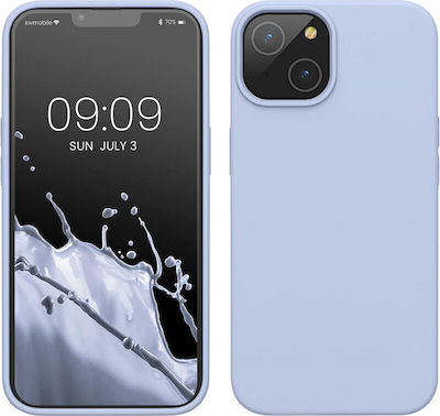 KWmobile Matte Задна корица Силикон Light Blue (iPhone 14) 59071.58