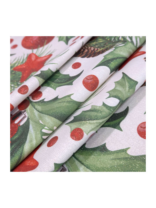 Viopros Christmas Tablecloth Fabric Multicolour L85xW85cm.