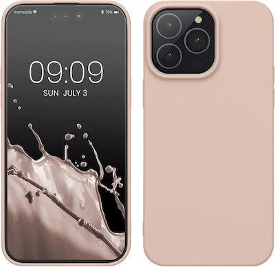 KWmobile Slim Задна корица Силикон Coconut Swirl (iPhone 14 Pro Max - iPhone 14 Про Макс) 59078.225