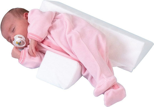 Doomoo Sleep Side Positioner Baby Anti-Roll Pillow White 28x40cm