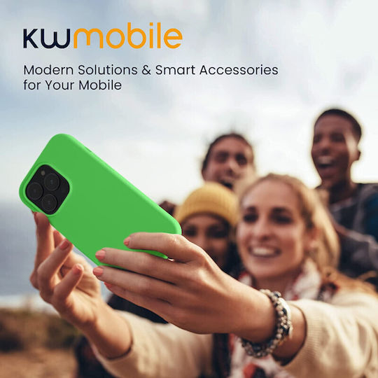 KWmobile Back Cover Silicon Lime Green (iPhone 14 Pro)