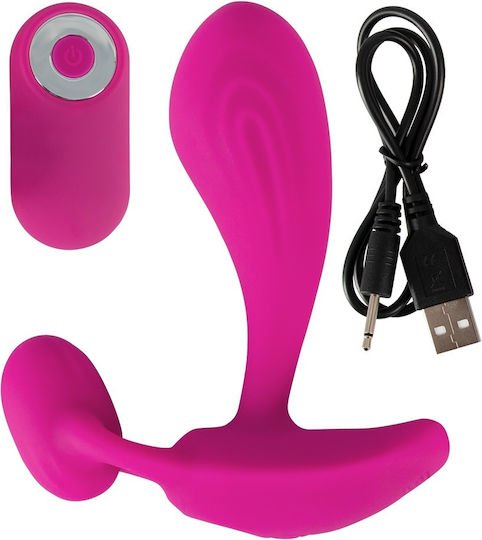 You2Toys Mini Δονητής G-Spot με Απομακρυσμένο Έλεγχο RC C- & G-Spot Vibrator 11cm Pink