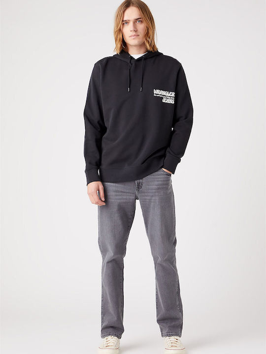 Sweatshirt mit Kapuze Schwarz