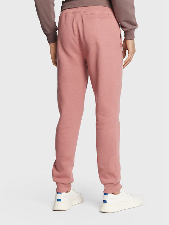 Guess Men's Sweatpants with Rubber Pink